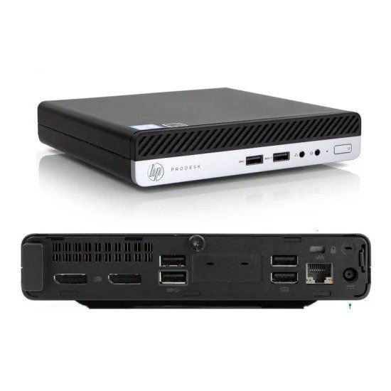 Refurbished HP Prodesk 400 G4 Mini (Core i3 8th Gen/16GB/256GB SSD/Windows Pro)|3 Years Warranty