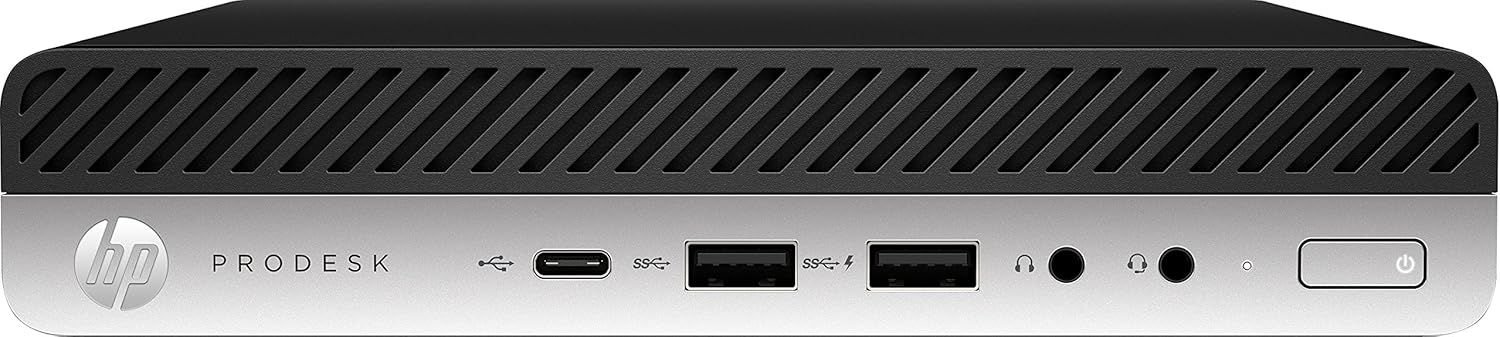 Refurbished HP Prodesk 600 G4 Mini (Core i3 8th Gen/8GB/256GB SSD/Windows Pro)|3 Years Warranty