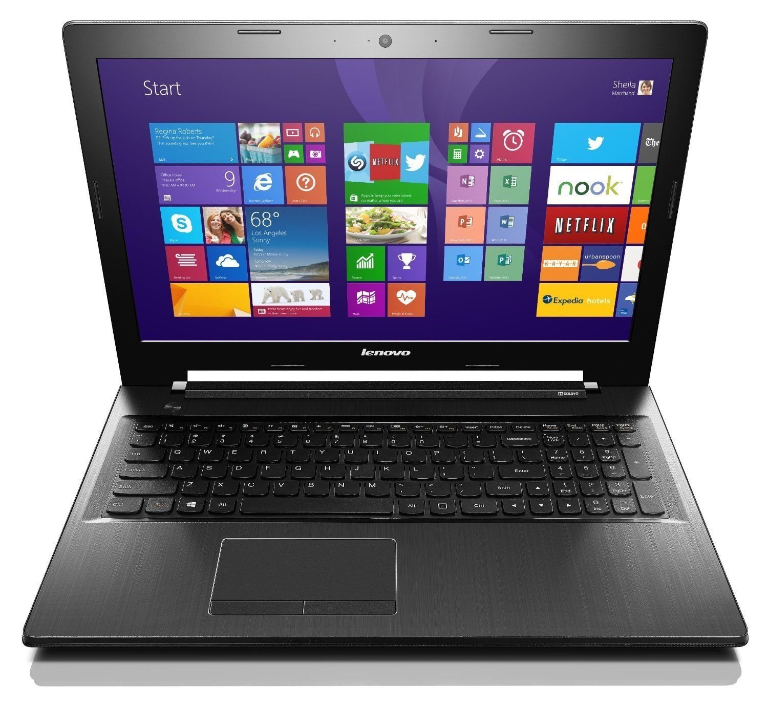 Refurbished Lenovo Ideapad Z50-70 (Core i5 4th Gen/8GB/256GB SSD/Webcam/15.6 Non Touch/Windows Pro)|1 Year Warranty (Battery & Adapter 6 Months)