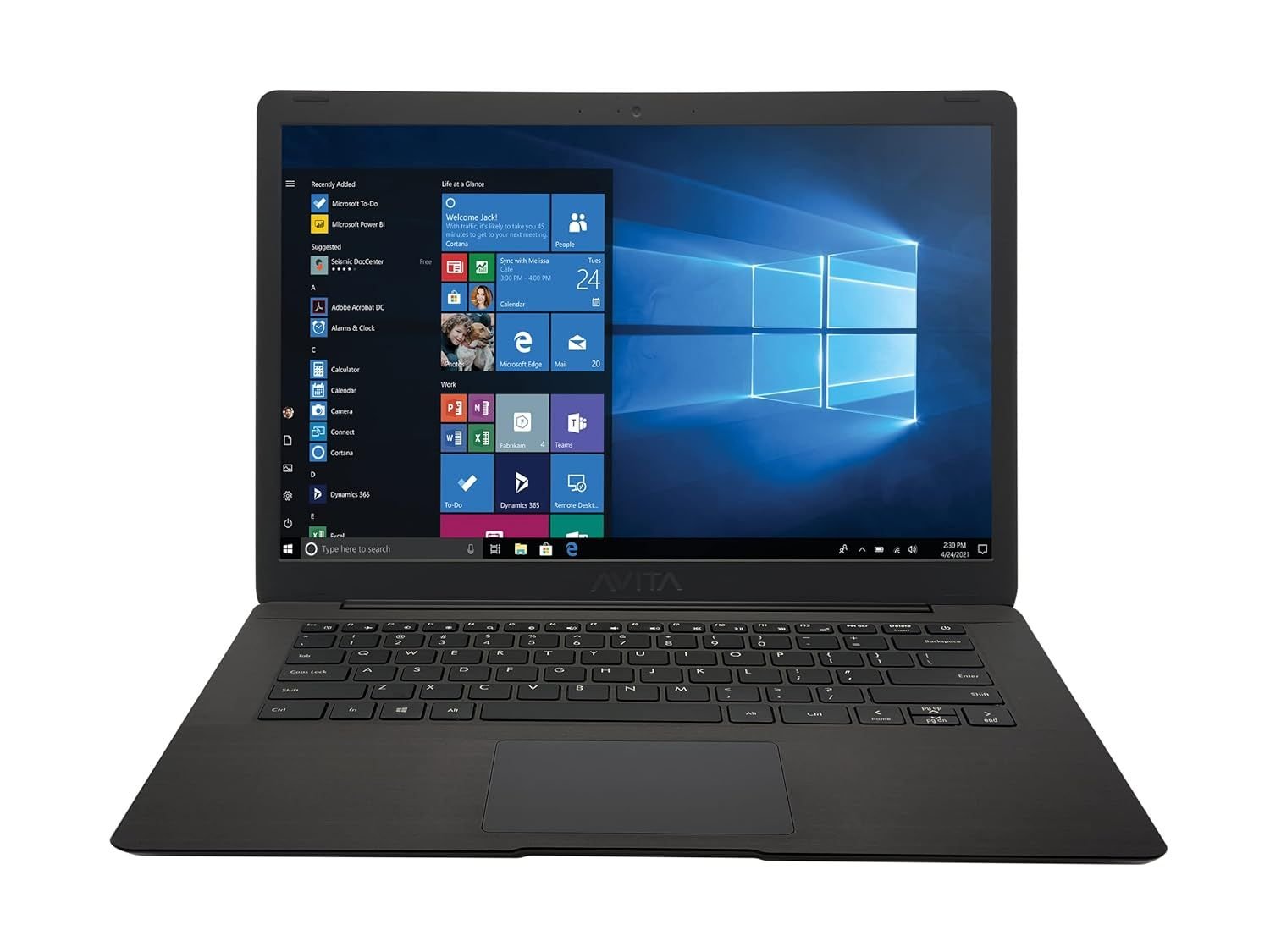 Refurbished Avita Ns14A6 (AMD A6 9220E/4GB/256GB SSD/Webcam/14" Non Touch/Windows Pro)|1 Year Warranty (Battery & Adapter 6 Months)