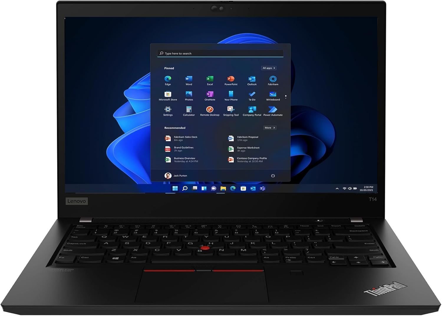 Refurbished Lenovo Thinkpad T14S Gen 2 (Core i7 11th Gen/32GB/512GB SSD/Webcam/14" Non Touch /Windows Pro)|3 Years Warranty (Battery & Adapter 3 Year)