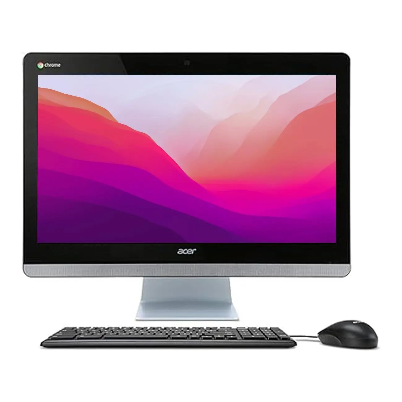 Acer All-in-One Desktop Computer Set | Intel i7-5th Gen | 24" FHD LCD Monitor | Wired KB & Mouse | Speakers & WiFi | Windows 10 Pro | Refurbished