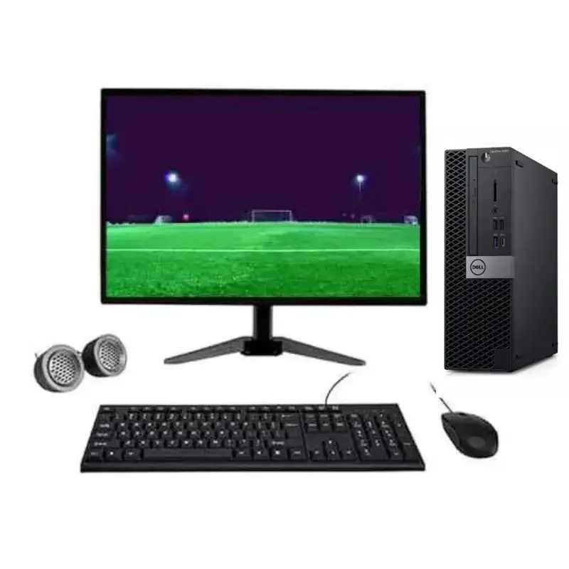Dell OptiPlex SFF All-in-One Desktop Computer Set | 5070 | Intel i5- 9th Gen | 19" HD LCD Monitor | Wired KB & Mouse | Win 11 Pro | Refurbished